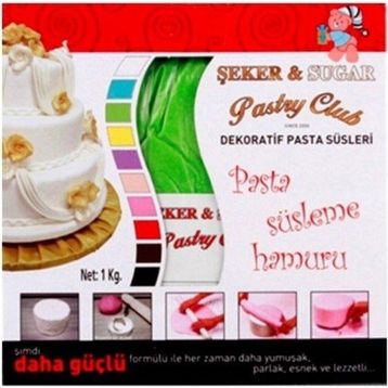 Şeker & Sugar 1 kg Yeşil Şeker Hamuru