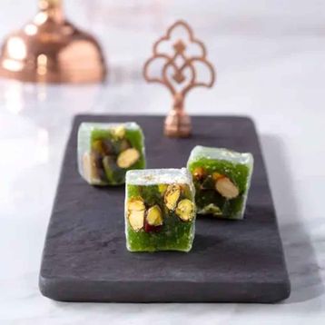 Şekerci Cafer Erol 500 gr Kivi Aromalı Antep Fıstıklı Fitil Lokum