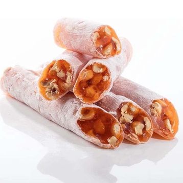 Şekerci Cafer Erol 500 gr Portakal Aromalı Fındıklı Fitil Lokum