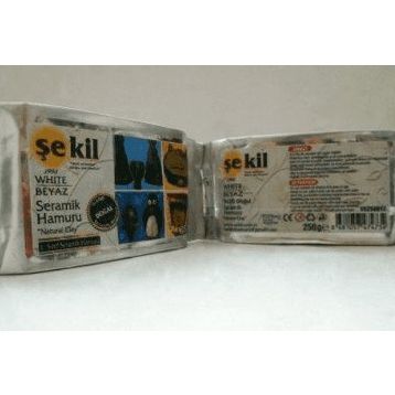 Şekil 250 gr Beyaz Seramik Hamuru