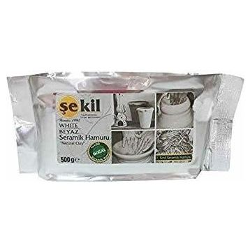 Şekil 500 gr Beyaz Seramik Hamuru