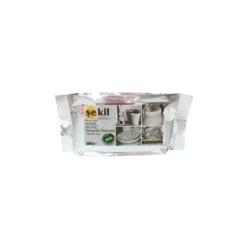 Şekil 500 gr Beyaz Seramik Hamuru
