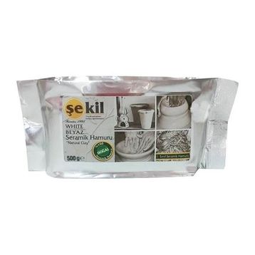 Şekil 500 gr Beyaz Seramik Hamuru