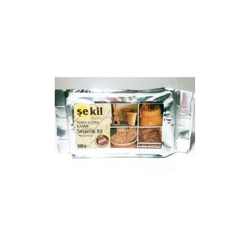 Şekil 500 gr Kahverengi Seramik Kil