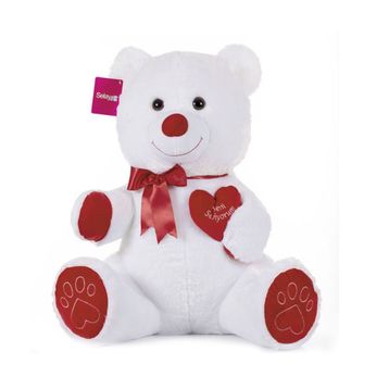 Selaytoys 1045B 65 cm Beyaz Tıkıl Ayı Oyuncak