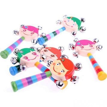 Select Toys Renkli Ahşap Çıngırak