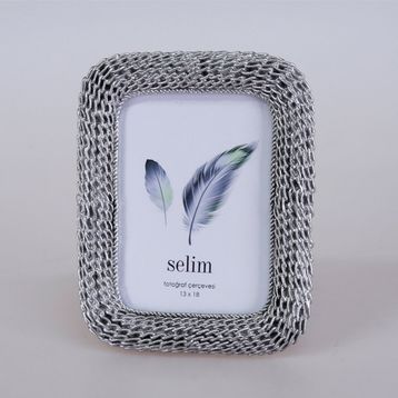 Selim 13x18 Chain Gümüş Çerçeve