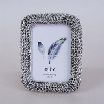 Selim 13x18 Chain Gümüş Çerçeve