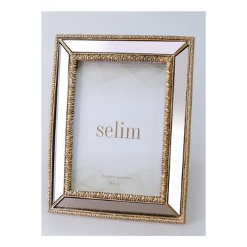 Selim 13x18 Elsira Aynalı Altın Çerçeve