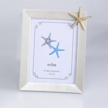 Selim 13x18 İnci Altın Deniz Yıldızı Çerçeve