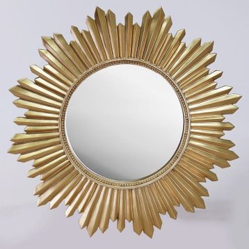 Selim Armanda Altın Yuvarlak Ayna
