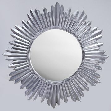 Selim Armanda Gümüş Yuvarlak Ayna