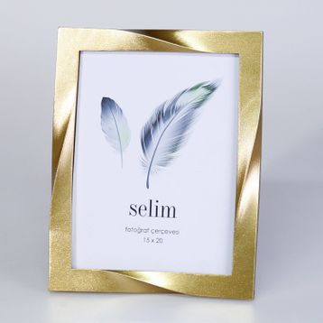 Selim Curved Altın 15x20 cm Çerçeve