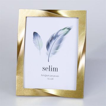 Selim Curved Altın 15x20 cm Çerçeve