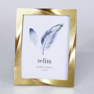 Selim Curved Altın 15x20 cm Çerçeve
