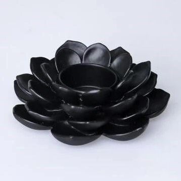 Selim Garden Siyah Tealight Mumluk