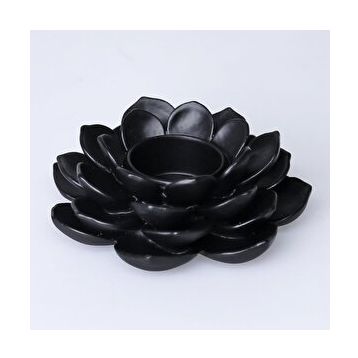 Selim Garden Siyah Tealight Mumluk