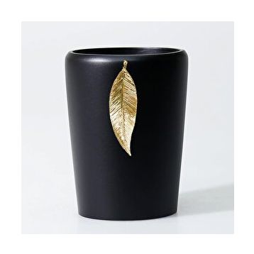 Selim Leaf Siyah Altın Diş Fırçalık