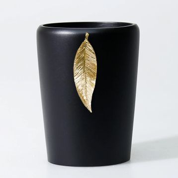 Selim Leaf Siyah Altın Diş Fırçalık
