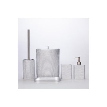 Selim Linen Gümüş Banyo Seti