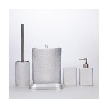 Selim Linen Gümüş Banyo Seti