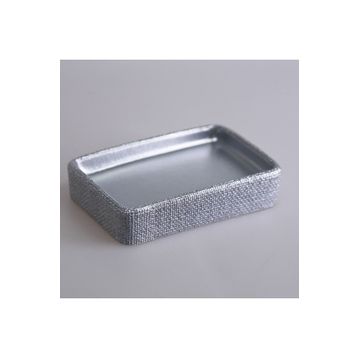 Selim Linen Gümüş Katı Sabunluk