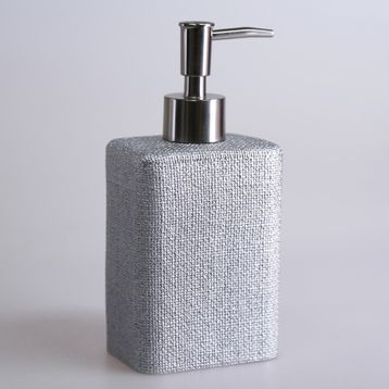 Selim Linen Gümüş Sıvı Sabunluk