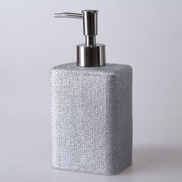 Selim Linen Gümüş Sıvı Sabunluk