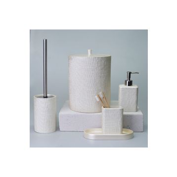 Selim Linen İnci Banyo Seti