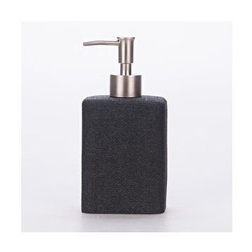 Selim Linen Siyah Sıvı Sabunluk