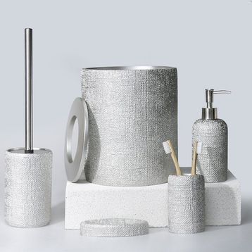 Selim Natural 3 Parça Gümüş Banyo Seti