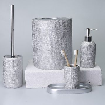 Selim Natural 3 Parça Gümüş Banyo Seti