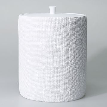 Selim Natural Beyaz Çöp Kovası