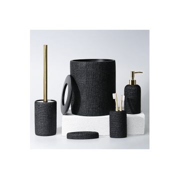 Selim Natural Siyah Banyo Seti