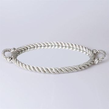 Selim Rope Gümüş Aynalı Tepsi
