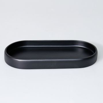Selim Tiny Oval Siyah Tepsi