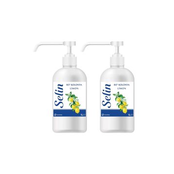 Selin 2x1 lt Pet Şişe Spreyli Limon Kolonyası
