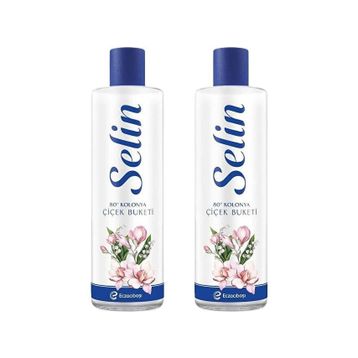 Selin 2x400 ml Pet Şişe Çiçek Buketi Kolonyası