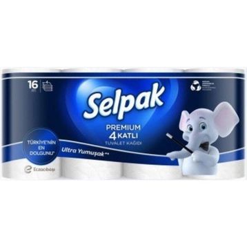 Selpak 16'lı 4 Katlı Tuvalet Kağıdı