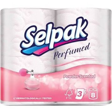 Selpak 8'li Pudra Kokulu Tuvalet Kağıdı