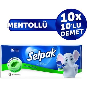 Selpak Mentollü 10 Adet Cep Mendil