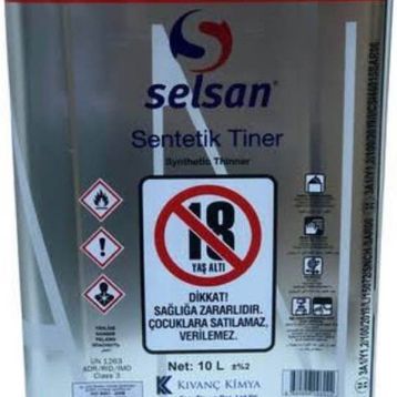 Selsan 10 lt Sentetik Tiner