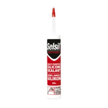 Selsil 280 ml Alüminyum Gri Silikon