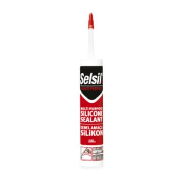 Selsil 280 ml Alüminyum Gri Silikon