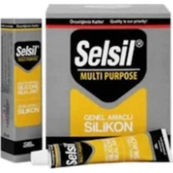 Selsil 50 ml Şeffaf Tüp Silikon