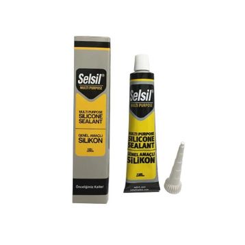 Selsil 50 ml Şeffaf Tüp Silikon