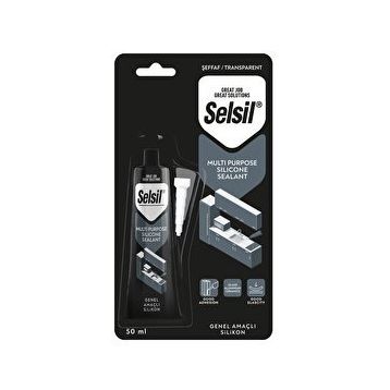 Selsil 50 ml Şeffaf Tüp Silikon