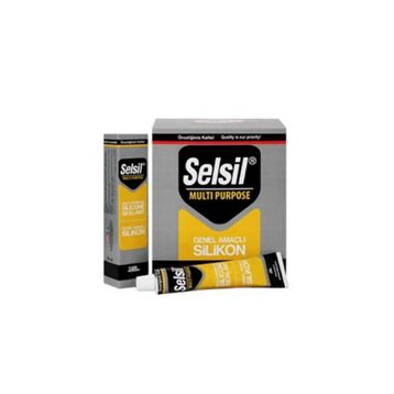 Selsil 50 ml Şeffaf Tüp Silikon
