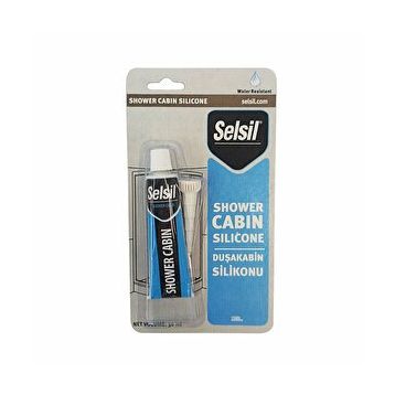 Selsil 50 ml Silikonu Şeffaf Duşakabin