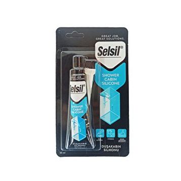 Selsil 50 ml Silikonu Şeffaf Duşakabin
